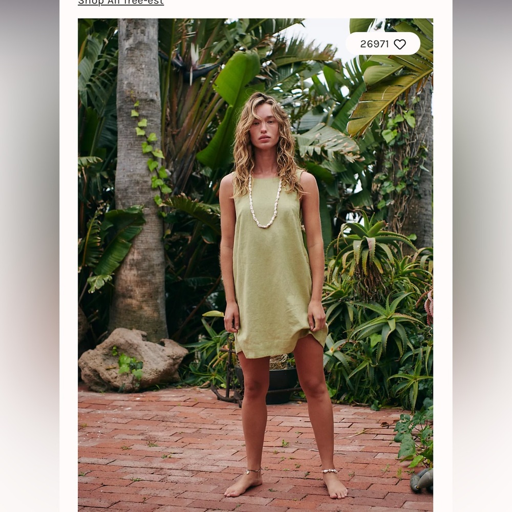 Free People Sunshine Cotton Mini Dress